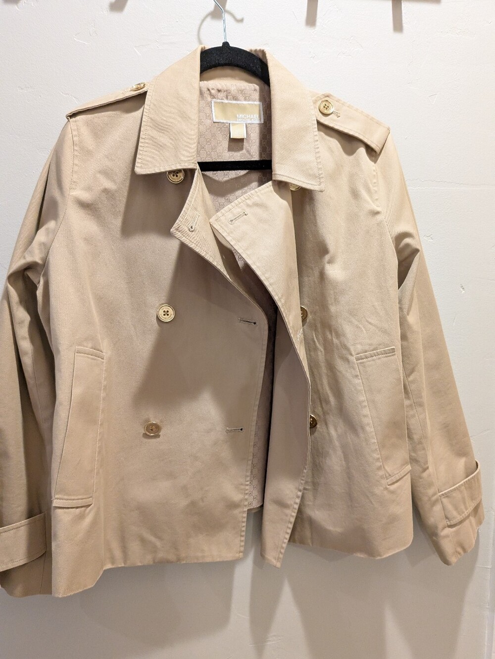 Michael Kors Cropped Trench Coat